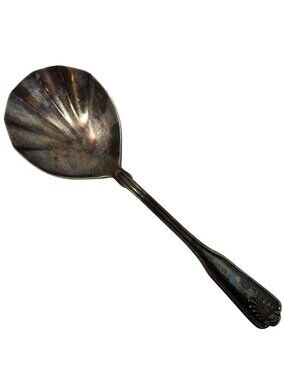 Replacement Vintage Coventry Shell Silverplate Retroneu Casserole Serving Spoon